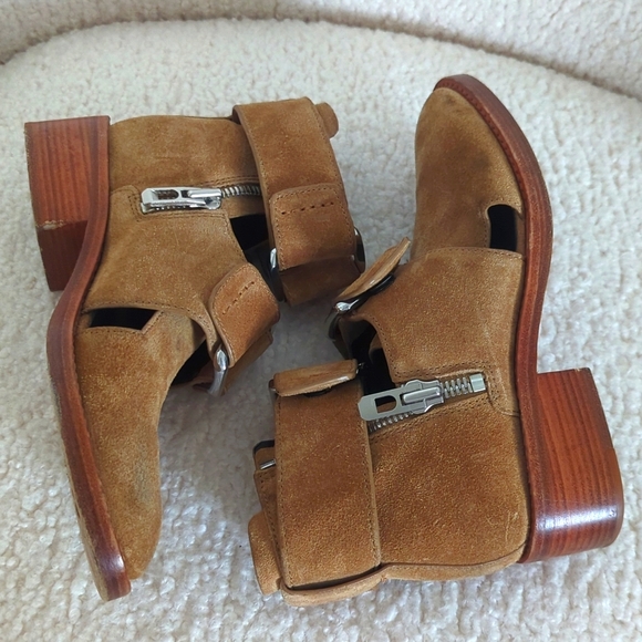 3.1 Philip Lim Brown suede cutout Adis ankle boots - Picture 2 of 11